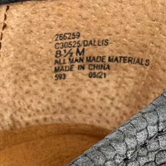 Cliffs by White Mountain Womens C30525 Dallis Black Slip On Size 8.5 M Loafers - Picture 10 of 11